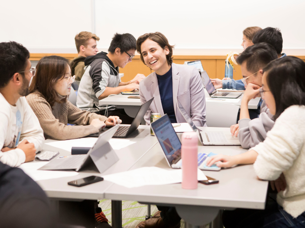 students in a classroom